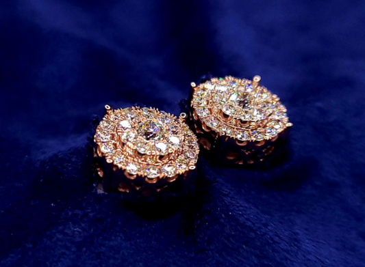 14k Gold Vs1 Diamond Earrings