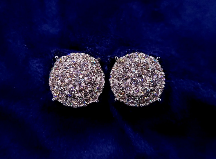 14k Gold Vs1 Diamond Earrings