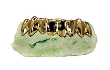 Yellow Gold Bottom Grill