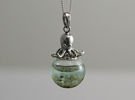 925 Silver Octopus Necklace